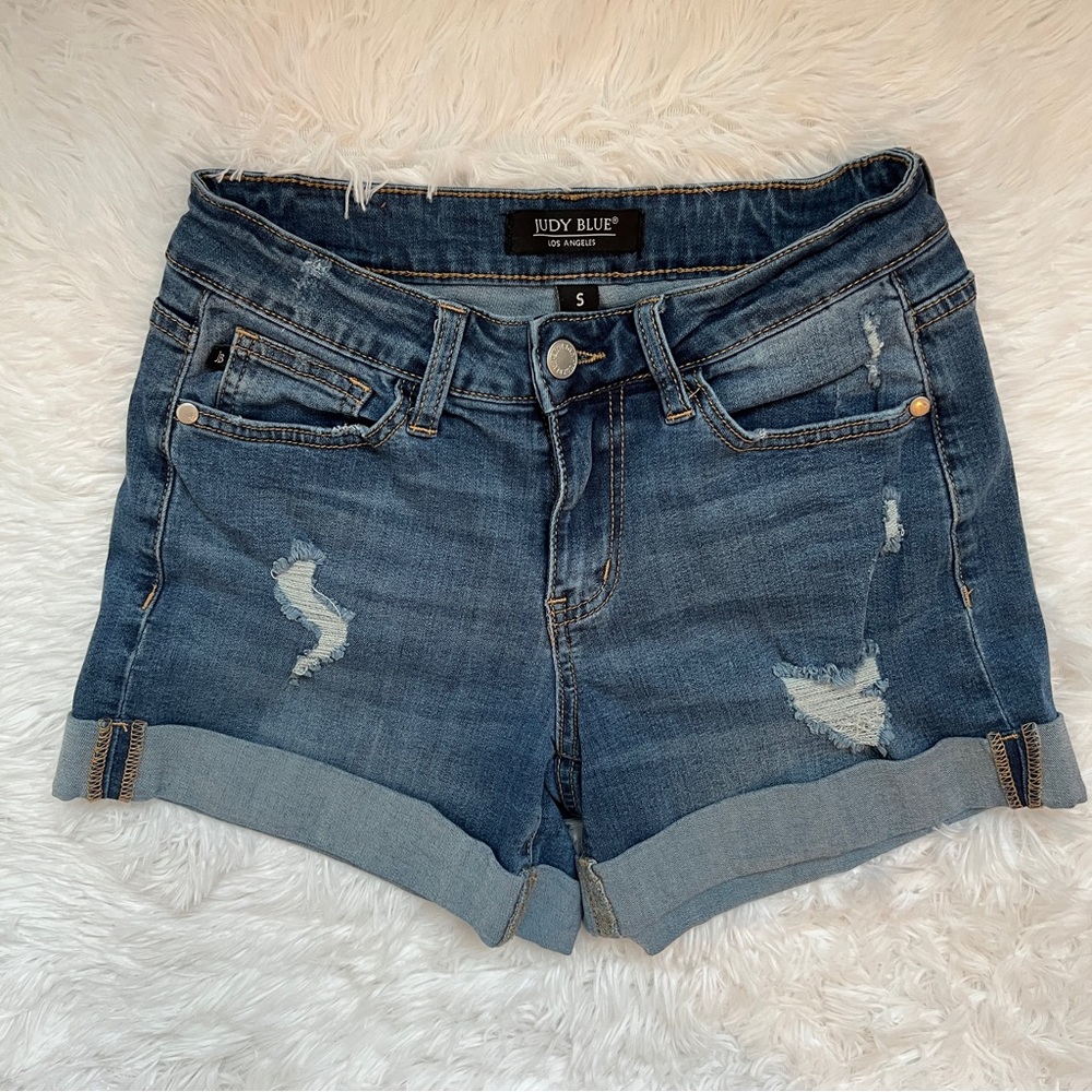 Boutique Stretch Jean Shorts